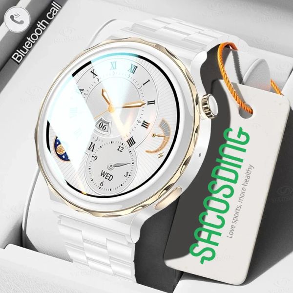 Montres 2024 Nouvelle montre intelligente pour les femmes Bracelet de mode Sleep Sleep Monitor Ladies Smartwatch pour iOS Android Bluetooth Call Watch