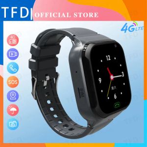 Horloges 4G Smartwatch voor kinderen GPS Tracker SOS Telefoon Smartwatch voor kinderen Waterdicht Videogesprek Afstandsbediening Foto LBS WIFI Voor jongens en meisjes