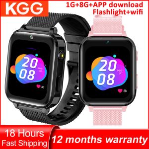 Montres 4G Kids Smart Watch Téléphone 1G RAM 8G ROM GPS HD APPEL VIDEO