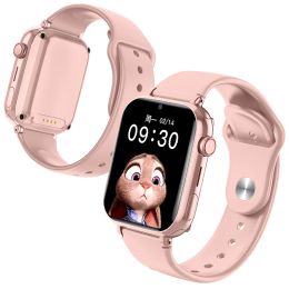 Montres 4G Kids Smart Watch SOS GPS Location Tracker Smart Watch pour les enfants Carte SIM Appel vidéo Caméra APPLICARE SMARTHACH SMARTHATCH POUR LES ENFANTS