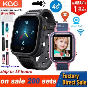 Montres 4G Smart Watch Kids Camera GPS WiFi IP67 ENFANT ENFANT ENFANTS SMARTWATCH VIDEO VIDEO CAPLYER Suile Emplacement de téléphone
