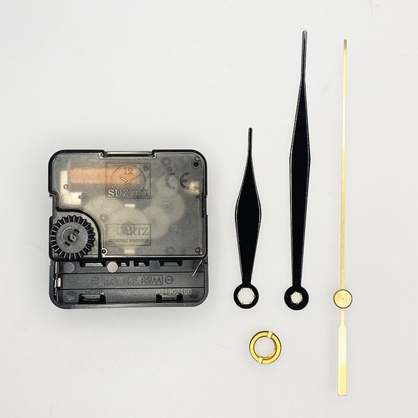 Montres Access HS88 Suzuki outils silencieux Mécanisme de mur en plastique avec des mains Accessoire Mouvement d'horloge de balayage de balayage bricolage