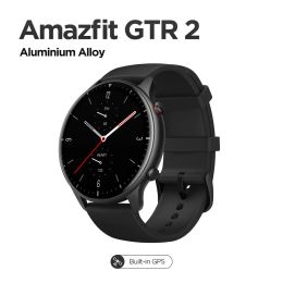 Horloges Amazfit GTR 2 Smartwatch voor heren GPS 5ATM Ingebouwde opslag Muziek afspelen Slaapmonitoring Smart Watch voor Android iOS 98Nieuwe WithBox