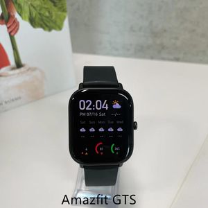 Relógios amazfit gts relógio inteligente moda esporte relógio à prova dwaterproof água natação controle de música para android ios exibe demonstração 9598 novo