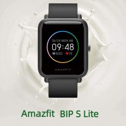 Relojes Reloj inteligente Amazfit Bip S Lite 5ATM resistente al agua 14 modos deportivos Reloj deportivo para hombres APLICACIÓN ZEPP Exhibiciones Demostración 95 Nuevo Sin caja