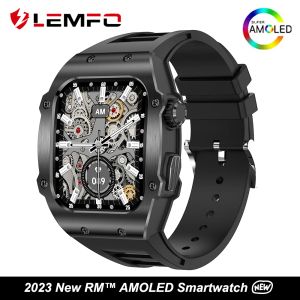 Montres Amoled Screen RM Smartwatch Lemfo AK55 BT5.2 True Health Survering 24h 12 jours à vie