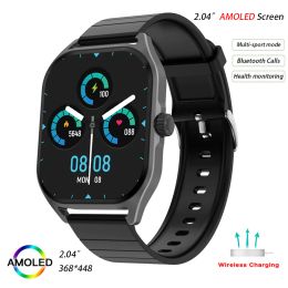 Montres Amoled Screen Smartwatches DT99 Smart Watch Men Women Femmes Bluetooth Call Voice étanche-bracelet Affiches