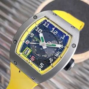 Relojes Automatic Miler Style Wallwatch Men's Series RM005 Titanium Mecánico Menicero Reloj 45 x 378 mm HBWK