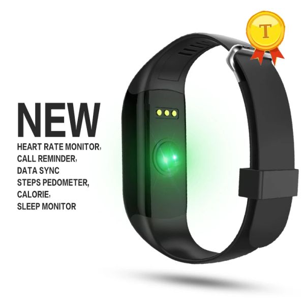 Relojes Pulsómetro más vendido El rastreador de actividad de la pulsera de banda inteligente Pulsera inteligente Clima de despertador Vibrante Polotómetro Fitness Smartwatch