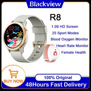 Regardez Blackview R8 imperméable Smart Watch Femme Girl Girl Watch Bracelet Carelle Monitor Monitoring Sleepwatch Connect IOS Android