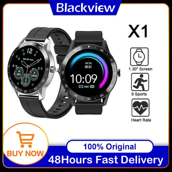 Montres Blackview x1 Smart Watch 5ATM IMPHERPOR SEMPRADE SPORTS HORLOGE MONITEUR MONITEUR ULTRALONG BATTREY POUR TÉLÉPHON