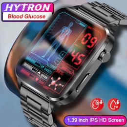 Regarde la glycémie Smart Watch Men de la température corporelle Monice de pression artérielle Sport de santé Smartwatch Femmes GluComment Watch 2023 NOUVEAU