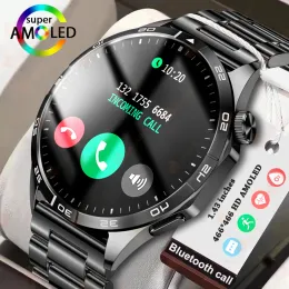Montres Bluetooth Call Smart Watch Men Compass pour Huawei Watch 4 1,43 pouces AMOLED 466 * 466 HD SCREAT MAN HAN SMARTWATCH FEMMES GPS tracker