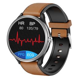 Bekijkt lichaamstemperatuur PPG ECG Smart Watch Men Music Player Support Tws Headset Answr Call Blood Pressure Smartwatch IP67 waterdicht