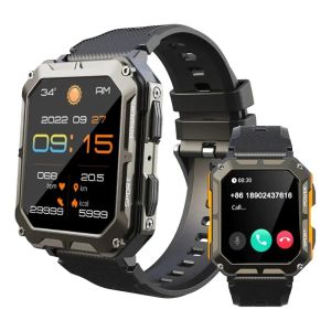 Montres C20 Pro Smart Watch Men Bluetooth appelez des sports extérieurs 1.83 pouces grand écran Assistant Assistant Fitness C20PRO Smartwatch