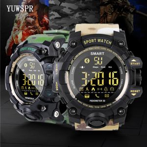 Montres Camouflage Military Smart Sports Montres pour hommes STAPHERPHOP STOWATCH Digital Wristwatch Mens Electronics Smartwatches Ex16S