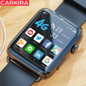 Bekijkt Carkira DM20 4G Smart Watch Android 9.1 1,88 inch IPS -scherm 4GB 64 GB Sports Health GPS WiFi 1200mAh STAMMOIER SMART WATCH MEN