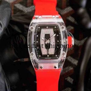 Horloges Kast Horloge Ontwerper Mechanisch Automatisch Horloge Kristallen Horloges Polshorloge Richa Aaaa Barrel Rm007 Rm07-02 Volledig