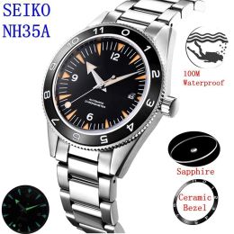 Montres Céramic Sengle 100 étanche de luxe de luxe Corgeut Men de montre 41 mm saphir horloge mécanique Diver NH35 Wristwatch automatique