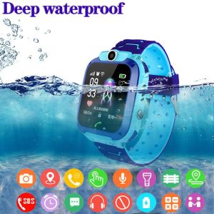 Mira para niños Smart Watch Kids Phone Watch Smartwatch for Boys Girls con tarjeta SIM Photo impermeable IP67 Regalo para iOS Android