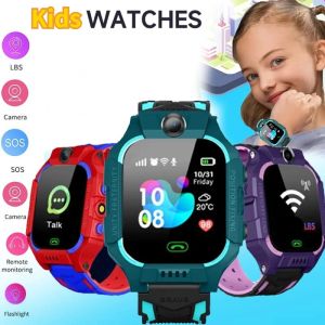 Bekijkt Smart Watch -telefoontjes voor kinderen Kinderlink Boy Voice Chat Girl SOS Double Camera Lemfo Children's Gift IOS Android