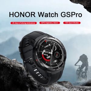 Bekijk CN -versie Honor Watch GS Pro Bluetooth Call GPS SmartWatch 1.39 '' Spo2 Heart Rate Monitor Fitness 5ATM 25 Day Battery Sport