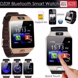 Montres Écran tactile numérique montre intelligente DZ09 Bracelet caméra Bluetooth montre-Bracelet carte SIM Smartwatch Ios téléphones Android appel de soutien