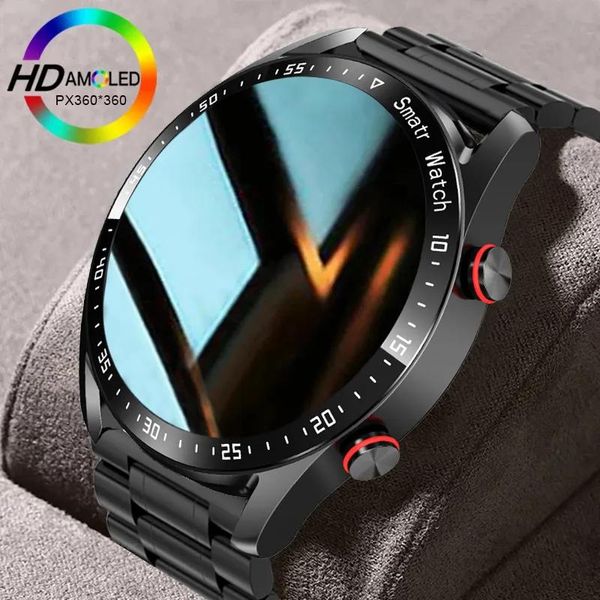 Relojes ECG PPG Smartwatch 2022 Reloj inteligente para hombres Llamada Bluetooth Reproducción de música al aire libre IP67 Reloj conectado a prueba de agua para hombres para huawei Android