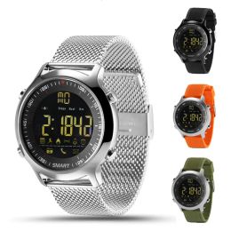 Horloges Ex18 Sport Smart Watch IP68 Waterdichte hartslag Sportmonitor Smartwatch Bluetooth Remote Camera Watch voor smartphone