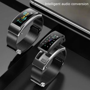 Bekijkt uitstekende oproepherinnering Sleep Tracker Bluetooth Smart Band Headset Long Service Life Sport Watch Bluetooth 4.2