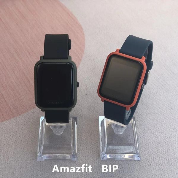 Montres exposées Amazfit Bip Bluetooth montre intelligente GPS intégré + GLONASS montre de sport fréquence cardiaque IP68 étanche rappel d'appel sans boîte 99nouveau