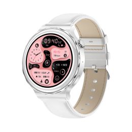 Montres Fashion NFC HK43 Smart Watch IP68 1.32 pouces Femmes Smartwatch Sports Sleep Heart Care