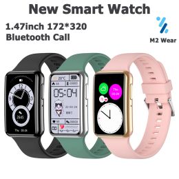 Montres pour Huawei Smartband Voice Assistant BT Wireless Call Hyperpy Pressure ECG Sports Fitness Wristwatch pour Android iOS PK T800ultra