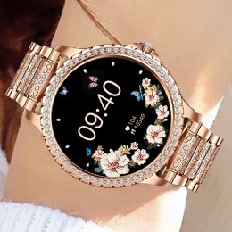 Montres pour Huawei Xiaomi Smartwatch Women Android 2023 360 * 360 HOLANT PRESPTION FITNESS Tracker Smart Watch Bluetooth Call imperméable