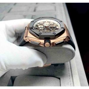 Horloges voor luxe heren mechanisch horloge chronograaf 44 mm man horlogemmerk waterdichte designer polshorloges roestvrij staal hoge kwaliteit h3od