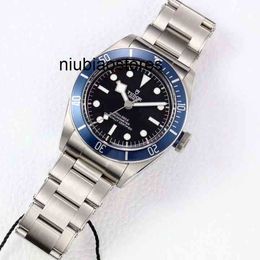Horloges voor heren Zwart luxe horloge voor Bay Blue Dial merkreplica-polshorloges