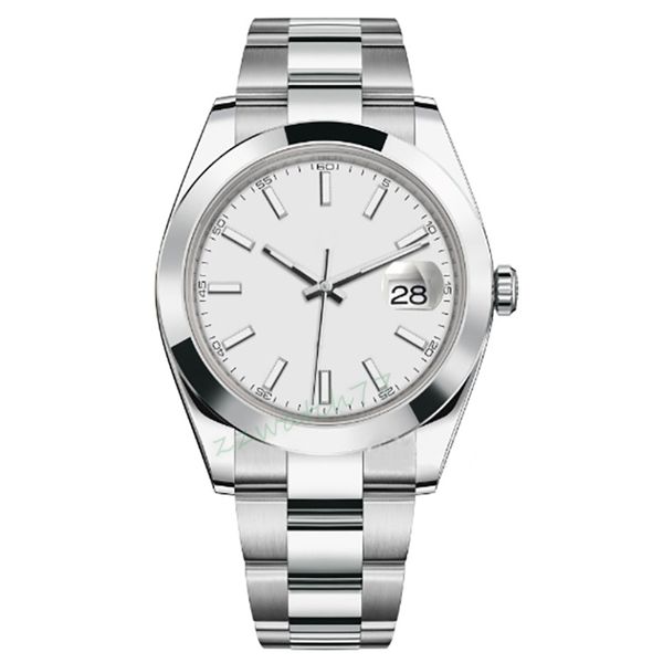 montres pour hommes machines pour hommes montre de mode montre de créateur montres lumineuses saphir 41MM en acier inoxydable super femmes étanche noir bleu cadran blanc l5