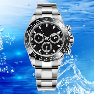 Montres pour hommes Montre de mouvement Montres-bracelets de sport étanches de haute qualité 40 mm 904L Style de fermoir déployant en acier inoxydable Mouvement suisse mécanique