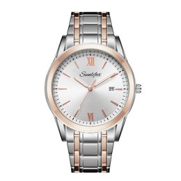 Montres pour hommes Top marque de luxe mode affaires Quartz montre pour homme en acier inoxydable étanche sport mâle horloge 240125