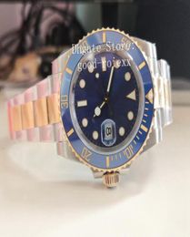 Horloges voor heren v12 -versie Watch Mens Automatisch CAL3135 Echt gewikkeld 18k geel goud Never Fade Steel Date polshorloges Water RE6951321