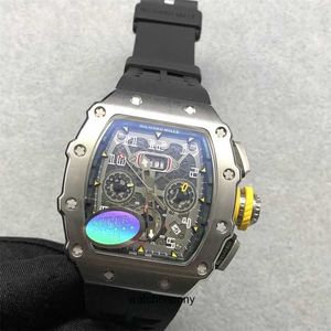 Horloges voor heren mechanisch horloge Richa Milles Luxe wijnemmer Richas Rm1103-serie Automatisch Rose Gold Tape Pols Vrije tijd Sport Hoge kwaliteit