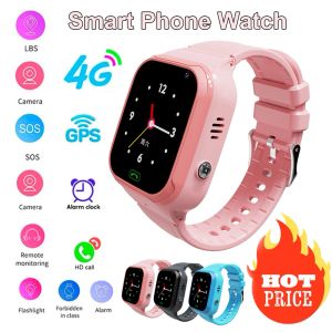 Relojes para Xiaomi 4G Smart Kids Watch SOS GPS Ubicación Cámara Sim Tarjeta de video Teléfono Mira GPS Tracker Improifer Water Child Smartwatch