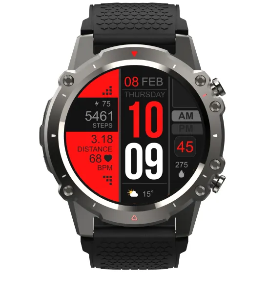 Relojes FUCHE STRATOS 3 Smart Watch Ultra Premium GPS HD AMOLED S57A GPS HIFI Bluetooth llamadas telefónicas Vibe 7 Lite Smartwatch vs Tank T2