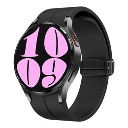 Horloges Galaxy Watch6 Smart Watch R6 Pro Heren Dames 1,43 inch HD Groot scherm NFC/Game/Stopwatch Functie Cool Watchfaces Bluetooth-oproepen Sma