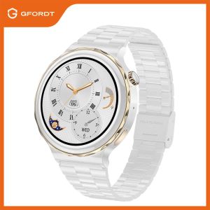 Bekijkt Gfordt HK43 Bluetooth Call Smart Watch Women 360*360px HD -scherm Hartslag en slaaptracker Aangepaste Dial SmartWatch 2022