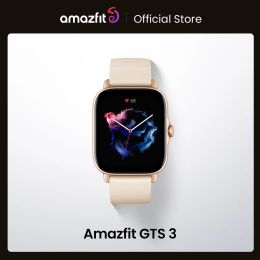 Horloges Global -versie Amazfit GTS 3 GTS3 GTS3 ZEPP OS Smartwatch AMOLED Display 5 ATM met Alexa ingebouwd in Smart Watch voor Andriod