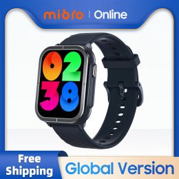 Relojes Global Versión Mibro C3 Smartwatch 1.85 pulgadas HD pantalla Bluetooth llamado dual correas 2atm impermeables