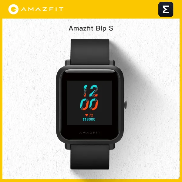 Montres Global Version New Amazfit Bip S Smartwatch 5ATM imperméable intégré GPS GLONASS Bluetooth Smart Watch pour iOS Android Phone