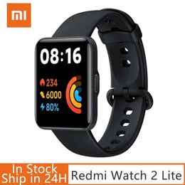 Relojes versión Global nuevo Xiaomi Redmi Watch 2 Lite Monitor de ritmo cardíaco durante el sueño IP68 impermeable de alta definición GPS reloj inteligente