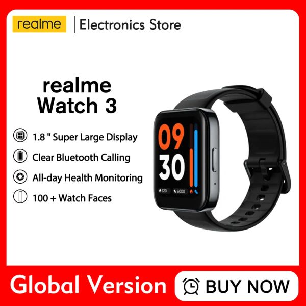 Montres Global Version Realme Watch 3 1,8 